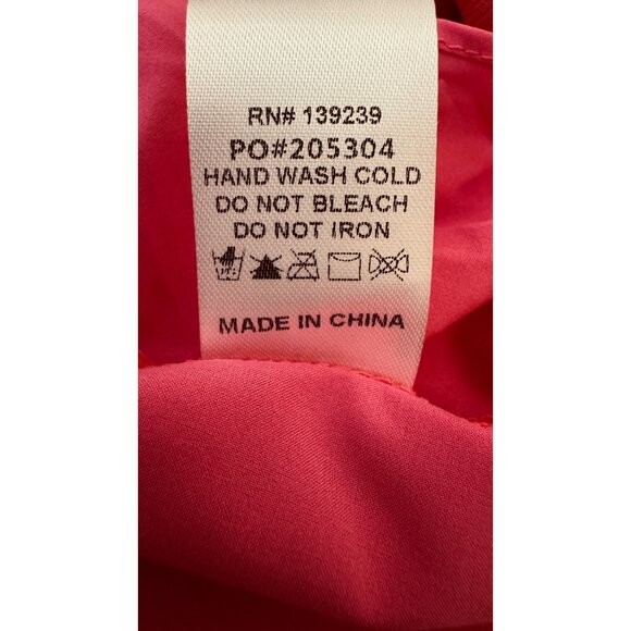 NWT Do+Be Small Hot Pink Sleeveless Ruched Draped Maxi Dress Polyester Lined - Picture 9 of 14